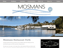 Tablet Screenshot of mosmans.com.au